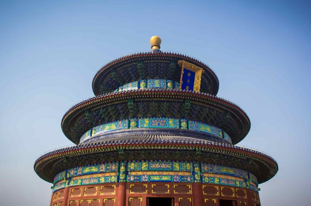 The Temple of Heaven in Beijing Capital of China, an ancient religious site.